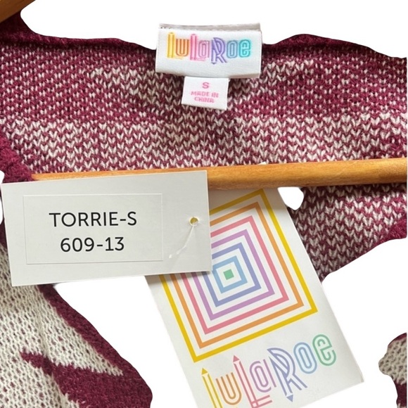 NWT🌺LuLaRoe•Torrie Jacquard Knit Sweater - Picture 7 of 8
